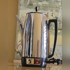 Vintage Westinghouse Coffee Maker Percolator, Complete, MADE IN USA HP37-1 Works